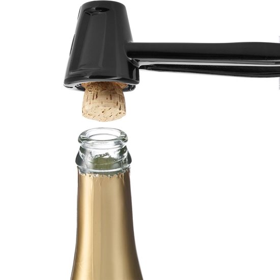 Abridor de garrafas de quebra-nozes/champanhe, preto - Westmark