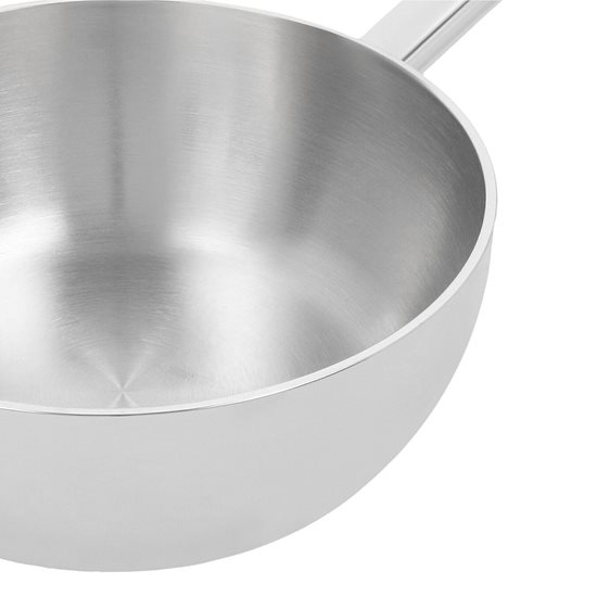 Poêle à frire pour faire sauter, 7 plis, 22 cm "Apollo", inox - Demeyere