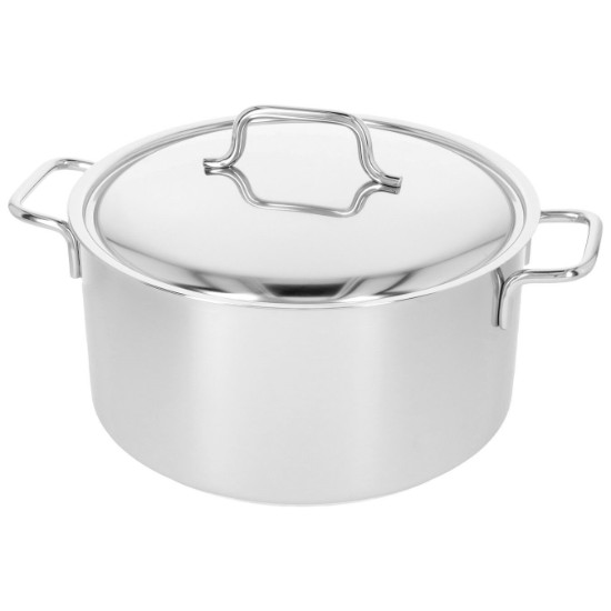 Saucepan with lid, 24 cm / 5.2 l "Apollo", stainless steel - Demeyere
