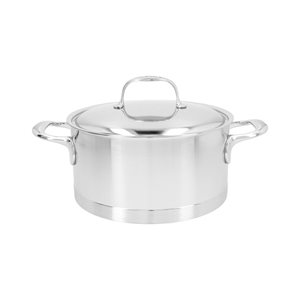 Saucepan with lid, 22 cm / 4 l, Atlantis range, stainless steel - Demeyere
