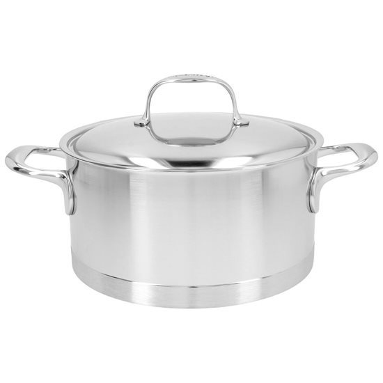 Saucepan with lid, 22 cm / 4 l, Atlantis range, stainless steel - Demeyere