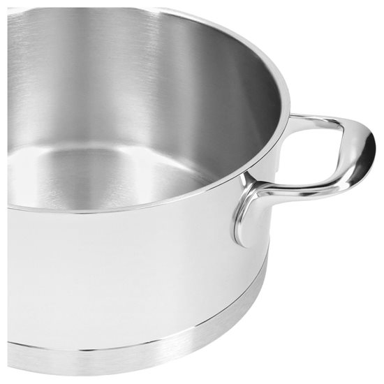 Saucepan with lid, 22 cm / 4 l, Atlantis range, stainless steel - Demeyere