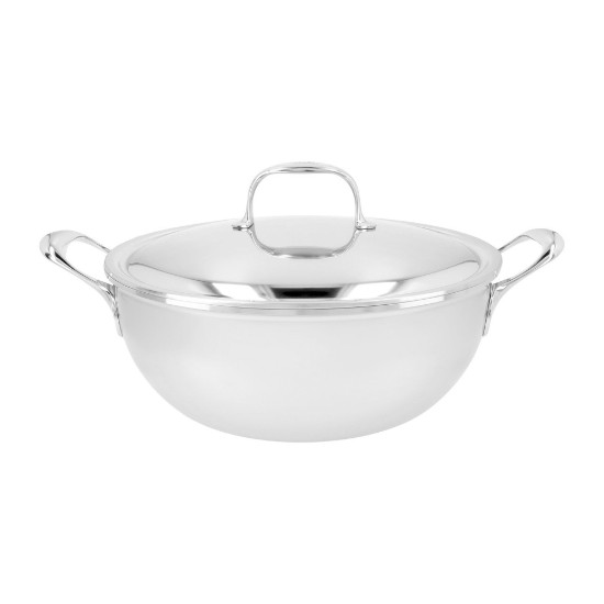 Conical saucepan with lid, 7-ply, stainless steel, 28 cm / 4.8 l, "Atlantis"  - Demeyere