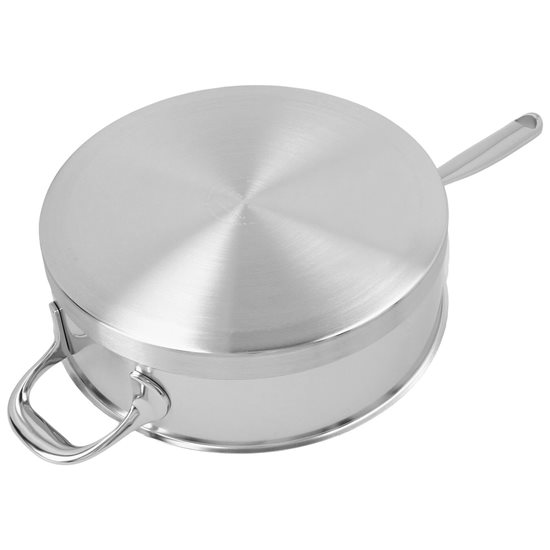 Sauté frying pan with lid 7-ply, 28 cm / 4.8 l "Atlantis", stainless steel - Demeyere
