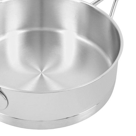 Sauté frying pan with lid 7-ply, 28 cm / 4.8 l "Atlantis", stainless steel - Demeyere