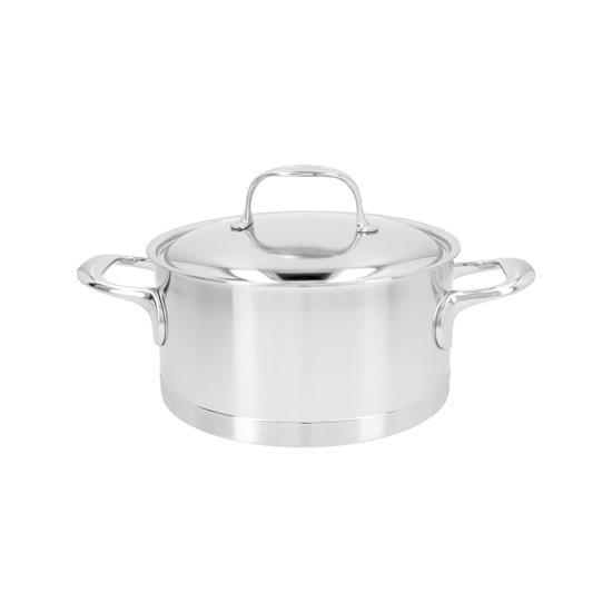 Saucepan with lid, 20 cm / 3 l, Atlantis range, stainless steel - Demeyere