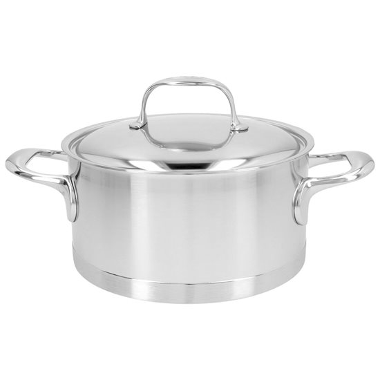 Saucepan with lid, 20 cm / 3 l, Atlantis range, stainless steel - Demeyere