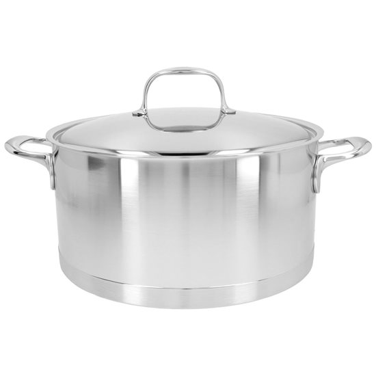 Saucepan with lid, 28 cm / 8.4 l, Atlantis range, stainless steel - Demeyere