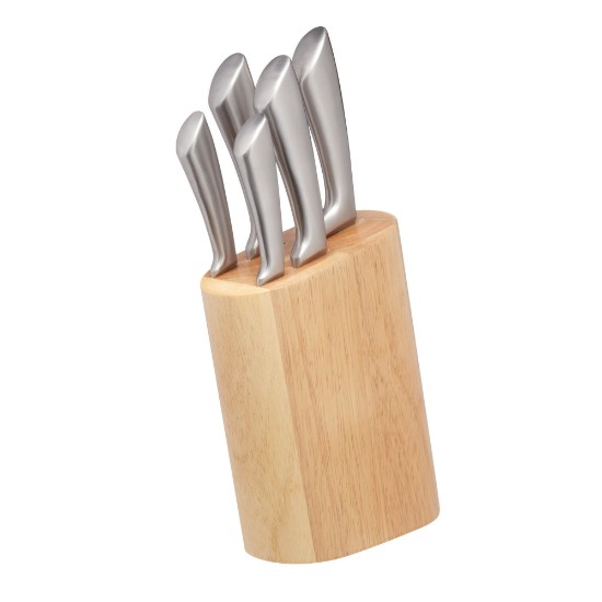 6 piece set of knives, silver - Kitchen Craft