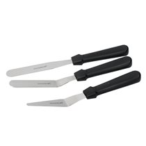 Set of 3 spatulas for decorating with glaze – made by Kitchen Craft