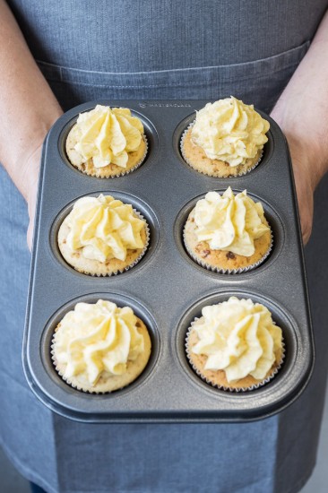 Bakke til 6 muffins, stål, 27 × 18 cm - MasterClass