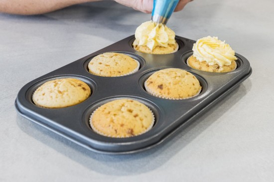 Muffinsbrett, 27 × 18 cm, stål - laget av Kitchen Craft