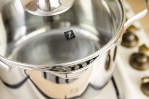 Set pentole in acciaio inox, 8 pezzi - Zokura