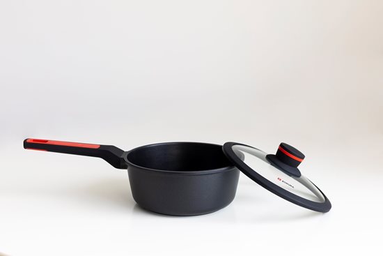 Saucepan with glass lid, aluminum, 20 cm/1,9 L, 'Noble' - Zokura