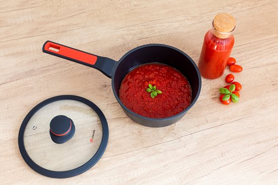 Saucepan with glass lid, aluminum, 20 cm/1,9 L, 'Noble' - Zokura