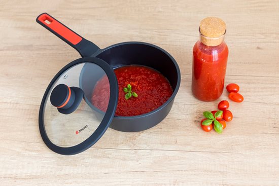 Saucepan with glass lid, aluminum, 20 cm/1,9 L, 'Noble' - Zokura