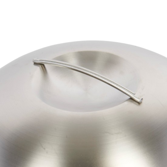 Kuppellokk til stekepanne/grill, rustfritt stål, 22,5 cm - MasterClass