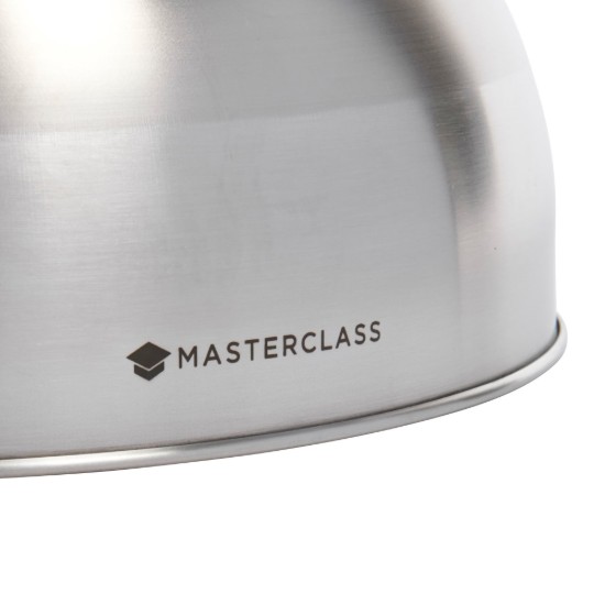 Kuppellokk til stekepanne/grill, rustfritt stål, 22,5 cm - MasterClass