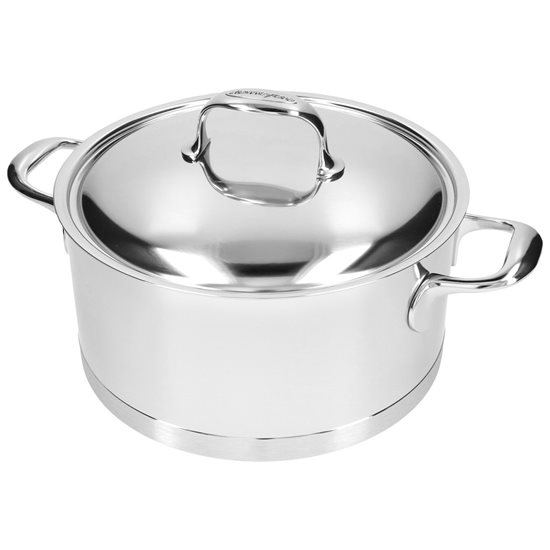 Saucepan with lid, 24 cm / 5.2 l, Atlantis range, stainless steel - Demeyere