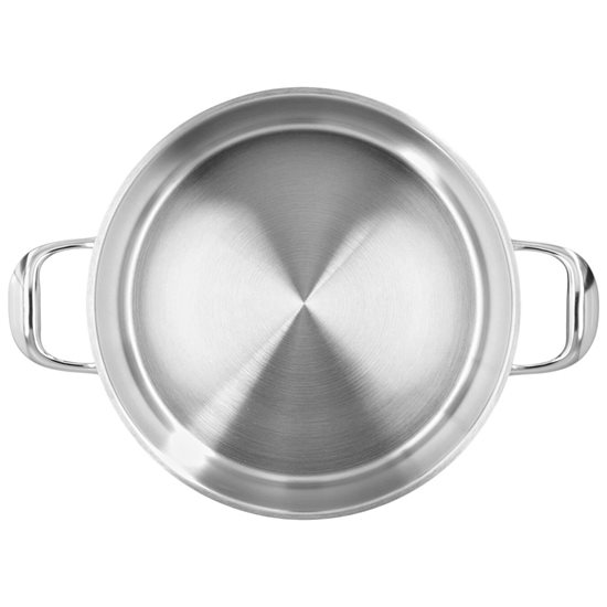 Saucepan with lid, 24 cm / 5.2 l, Atlantis range, stainless steel - Demeyere