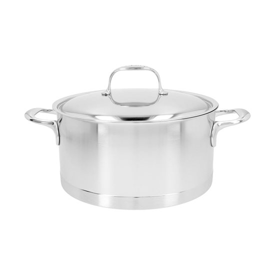 Saucepan with lid, 24 cm / 5.2 l, Atlantis range, stainless steel - Demeyere