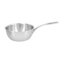 Conical frying pan, for cooking saute, 7-ply, 20 cm/2 l, Atlantis range, stainless steel - Demeyere