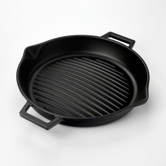 Grillpanna, 30 cm, gjutjärn / 2,2 l - LAVA märke