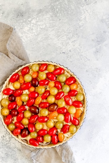 Forma do pieczenia tart, 23 cm, stal węglowa - wykonana przez Kitchen Craft