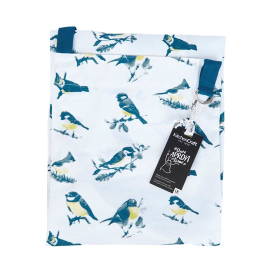 "Blue Bird" apron, 90 x 70 cm, cotton - by Kitchen Craft