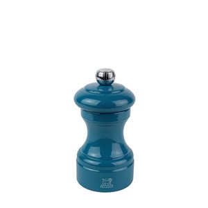 Salt grinder, 10 cm "Bistro", Pacific Blue - Peugeot
