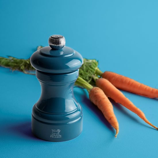 Salt grinder, 10 cm "Bistro", Pacific Blue - Peugeot