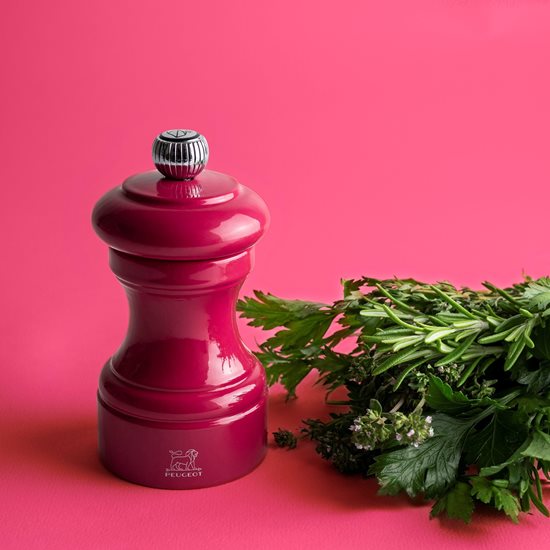 Salt grinder, 10 cm "Bistro", Candy Pink - Peugeot