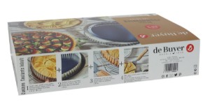 4-piece "Les Tartes" set for tart preparation - "de Buyer" brand