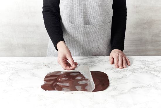 5-piece set of chocolate icing sheets, plastic, 30 x 20 cm - de Buyer