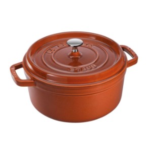 Cocotte cooking pot, cast iron, 22 cm/2.6L, Cinnamon - Staub 