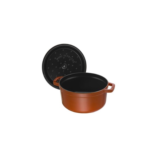Cocotte lonac za kuvanje, liveno gvožđe, 22 cm/2.6L, Cinnamon - Staub 