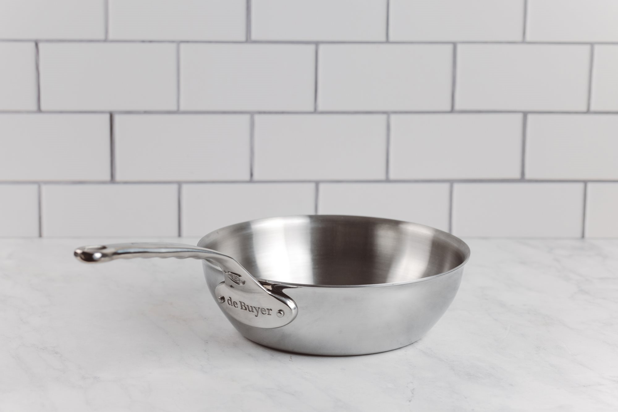 De Buyer Affinity Stainless Steel Straight Sided Saute Pan 20cm - Essential  Wholesale