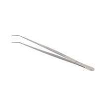Curved tweezers, stainless steel, 35 cm - de Buyer