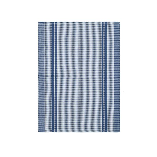 6-teiliges Küchenhandtuch-Set, 50 x 70 cm, "Waffle", Dark Blue – Tiseco