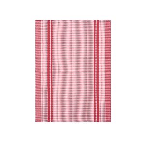 6-piece kitchen towel set, 50 x 70 cm, "Waffle", Red - Tiseco