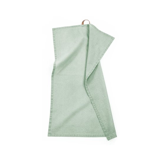 Sett med 3 kjøkkenhåndklær, bomull, 50x70 cm, "Myrna", Grønn - Tiseco