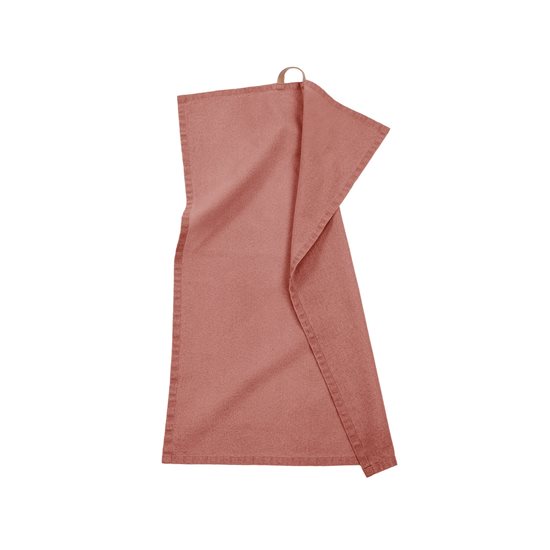 Sett med 3 kjøkkenhåndklær, bomull, 50x70 cm, "Myrna", rust - Tiseco