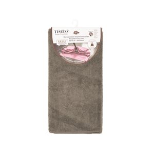 Σετ πετσέτες 3 δαπέδων, microfiber, 50x70 cm, Taupe - Tiseco