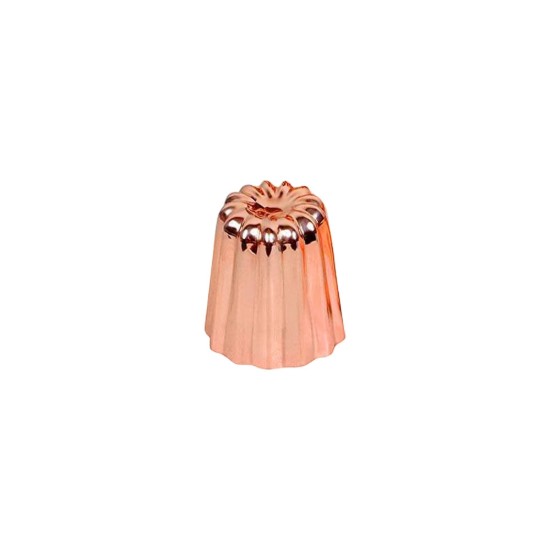 Moule à pâtisserie cannelé, cuivre, 5,3 x 5 cm - de Buyer