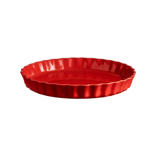 Naczynie do zapiekania tart, ceramiczne, 29,5 cm/1,3 l, Burgundy - Emile Henry