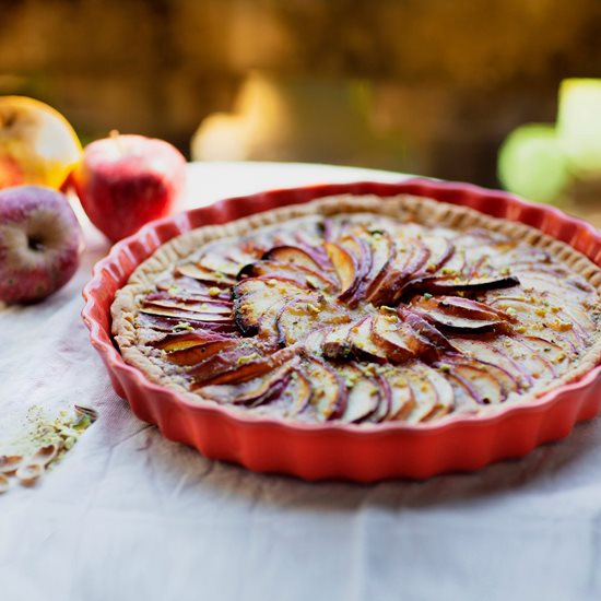 Pekač za tart, keramičen, 29,5 cm/1,3 l, Burgundy - Emile Henry