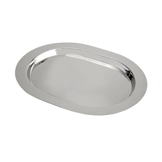 Bandeja oval, aço inoxidável, 35 cm “Bella” – BRA