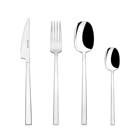 Set pribora za jelo od 24 dijela, nehrđajući čelik, s nožem za odreske, “Treviso” – BRA