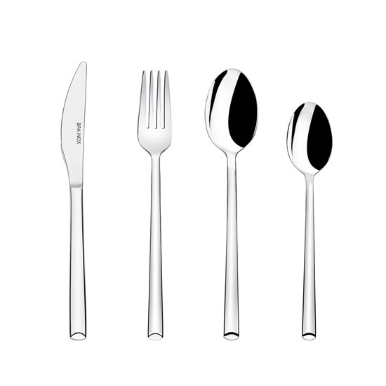 24-piece cutlery set, stainless steel, with steak knife, “Verona” – BRA