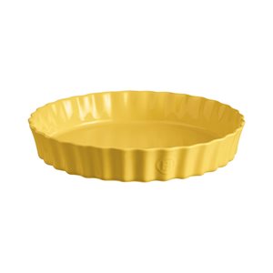 Tortás sütőtál, kerámia, 32 cm/3L, Provence Yellow - Emile Henry